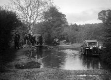 Lancia Lambda taking part in the Bugatti Owners Club car treasure hunt, 25 October 1931. Artist: Bill Brunell