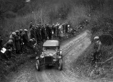 Lancia Lambda of JF Parker competing in the MCC Lands End Trial, 1935. Artist: Bill Brunell