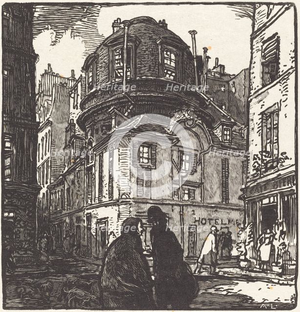 L'ancienne academie de medecine, published 1901. Creator: Auguste Lepere.