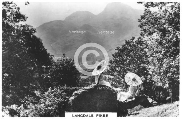 Langdale Pikes, Cumbria, 1936. Artist: Unknown