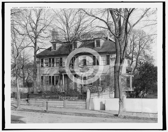 Langdon House, Portsmouth, N.H., (1902?). Creator: Unknown.