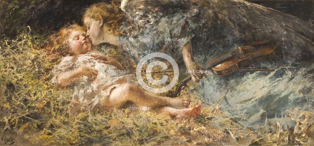 L'angelo musicante, 1900. Creator: Irolli; Vincenzo (1860-1949).