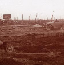 Langemarck station, Flanders, Belgium, c1914-c1918
