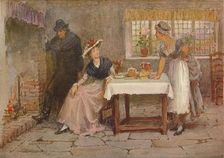 Langham Sketch: Shelter, c1885. Artist: George Goodwin Kilburne