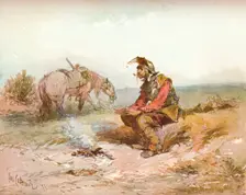 Langham Sketch: The Bivouac, c1885. Artist: Charles Cattermole