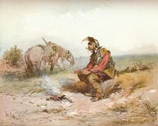 Langham Sketch: The Bivouac, c1885. Artist: Charles Cattermole