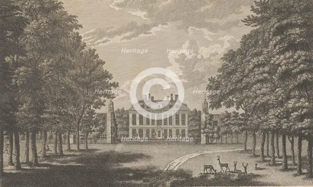 Langley Park, near Beckenham in Kent, from Edward Hasted's, The History and Topographical ..., 1776. Creator: Richard Bernard Godfrey.