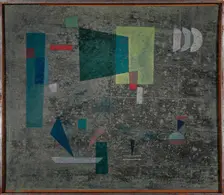 Langsam heraus (Slow Clearing), 1931. Creator: Kandinsky, Wassily Vasilyevich (1866-1944)