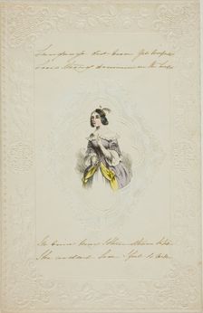 Language Did Have Yet (valentine), c. 1840. Creator: Unknown