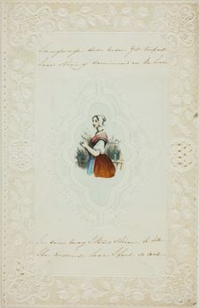 Language Did Have Yet (valentine), c. 1850. Creator: Unknown