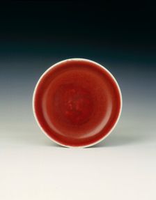 Langyao dish, Qing dynasty, Kangxi period, China, 1662-1722. Creator: Unknown