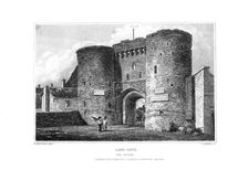 Land Gate, Rye, East Sussex, 1829.Artist: James Lambert