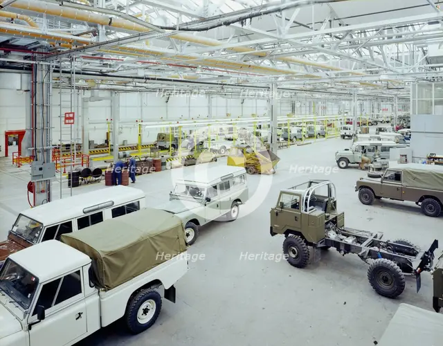 Land Rover Factory, Lode Lane, Solihull, Solihull, 27/02/1983. Creator: John Laing plc.