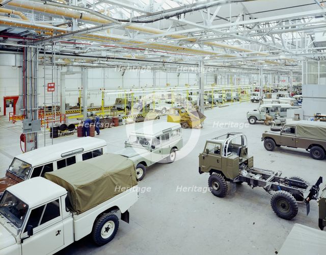 Land Rover Factory, Lode Lane, Solihull, Solihull, 27/02/1983. Creator: John Laing plc.