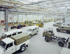 Land Rover Factory, Lode Lane, Solihull, Solihull, 27/02/1983. Creator: John Laing plc
