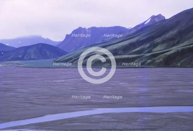 Landmannalaugar, Iceland, 20th century. Artist: CM Dixon.