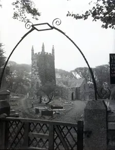 Landewednack Parish Church, Cornwall, c1955. Creator: Arthur Charles Kirby Ware