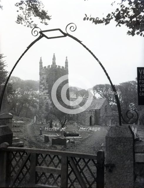 Landewednack Parish Church, Cornwall, c1955. Creator: Arthur Charles Kirby Ware.