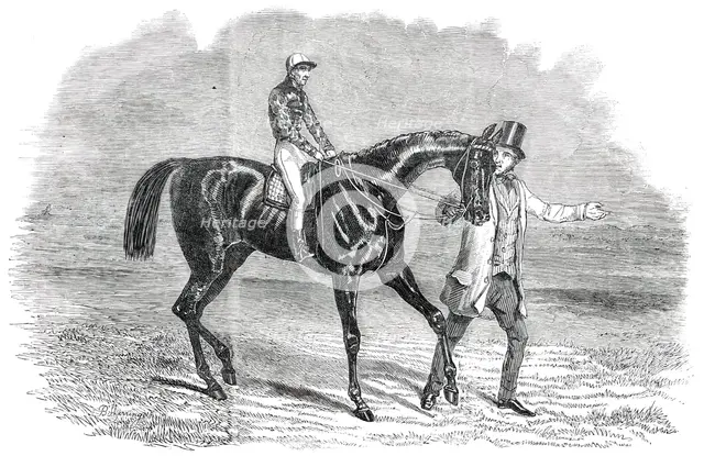 Landgrave, Winner of the Cambridgeshire Stakes at Newmarket, 1850. Creator: Unknown.