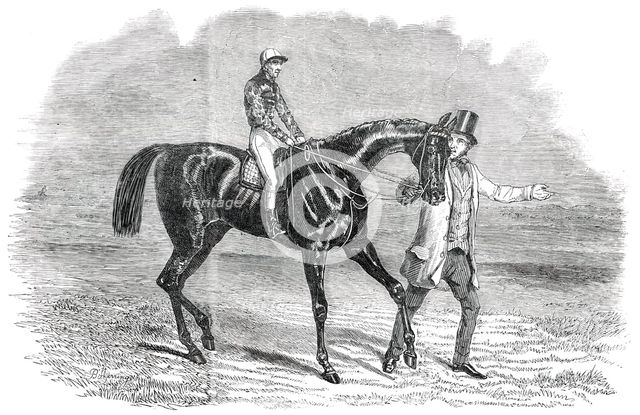 Landgrave, Winner of the Cambridgeshire Stakes at Newmarket, 1850. Creator: Unknown.