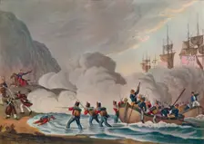 Landing Troops in the Face of the Enemy c1820 (1909). Artist: Matthew Dubourg