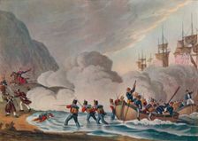 Landing Troops in the Face of the Enemy c1820 (1909). Artist: Matthew Dubourg