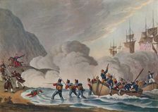 Landing Troops in the Face of the Enemy c1820 (1909). Artist: Matthew Dubourg