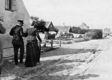 Landing at Skagen, Denmark, 1908.Artist: Queen Alexandra