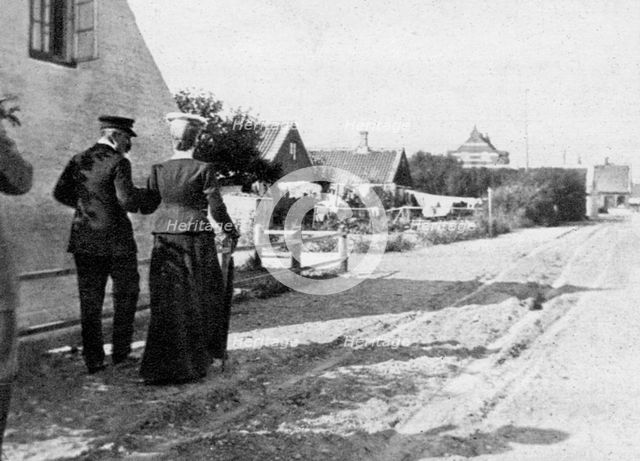 Landing at Skagen, Denmark, 1908.Artist: Queen Alexandra