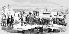 Landing of the Chasseurs de Vincennes at Gallipoli 1854 Creator: Unknown