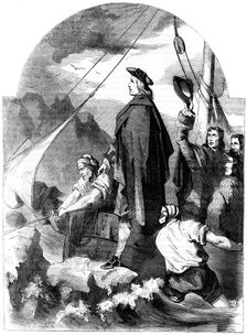 Landing of the Chevalier de St George in Scotland, 1715, (19th century)