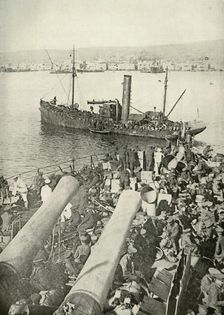 Landing of the British Troops at Salonika (1919). Creator: Unknown