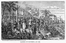 Landing of Columbus, AD 1492 (1877)