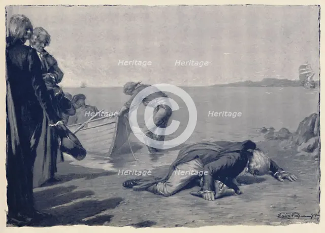 'Landing of Paoli on Corsican Soil', late 18th century, (1896). Artist: Unknown.