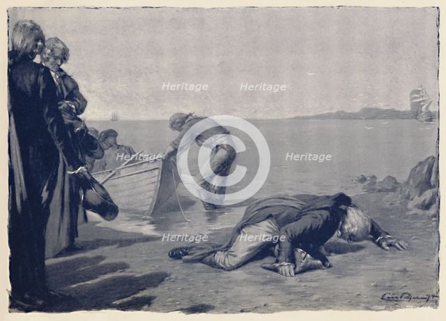 'Landing of Paoli on Corsican Soil', late 18th century, (1896). Artist: Unknown.