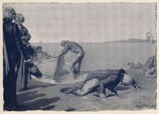 Landing of Paoli on Corsican Soil late 18th century, (1896)