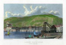 Landing place, outer harbour, Dover, Kent, 19th century.Artist: E Finden