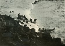 Landing Stores from the Boat at the First Landing-Place c1908, (1909)