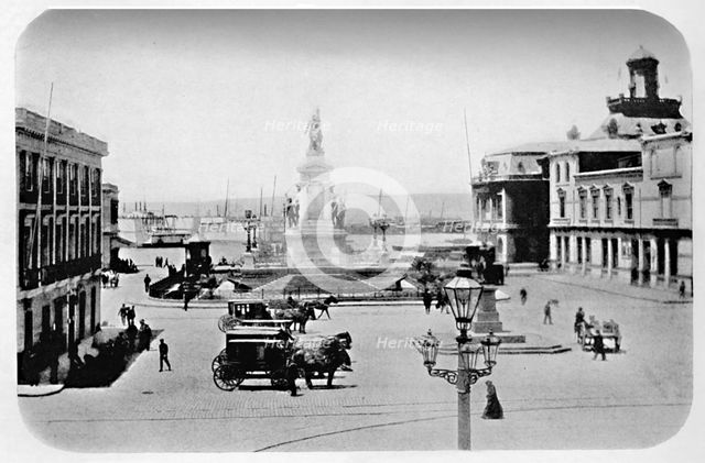 'Landing Stage at Valparaiso', 1911. Artist: Unknown.