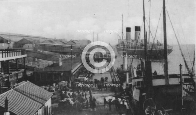 Landing Stage, Liverpool Docks. Artist: Unknown