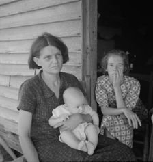 Landless family, Macon County, Georgia, 1937. Creator: Dorothea Lange