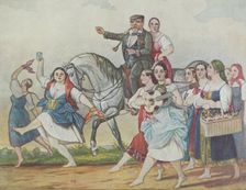 Landlord and his Harem, 1830-1840s. Creator: Hampeln, Carl, von (1794-after 1880)