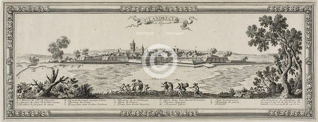 Landrecy en Heynault, 1631, c. 1635. Creator: Gabriel Perelle.