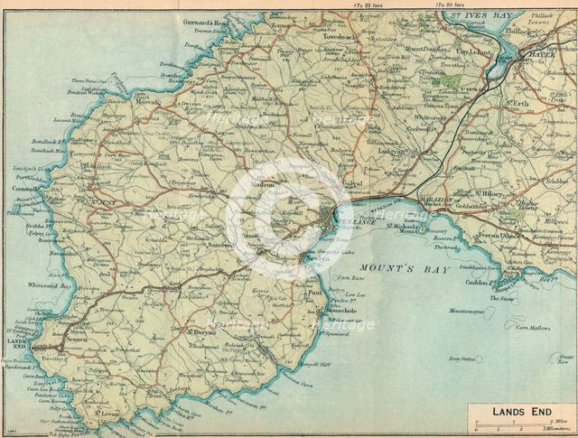 'Lands End', c20th Century. Artist: John Bartholomew.