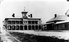 Lands Office, Brisbane, c1869. Creator: Unknown