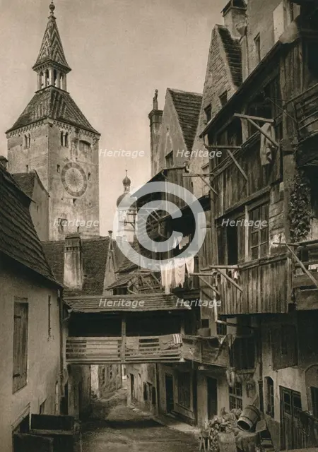'Landsberg am Lech. Hexenwinkel', 1931. Artist: Kurt Hielscher.