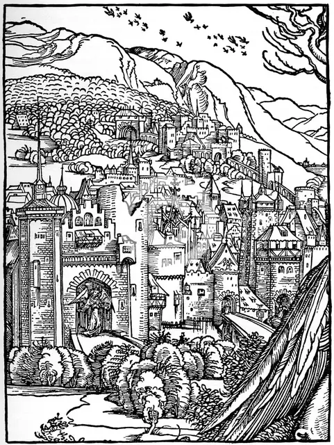 'Landscape', 1498, (1936). Artist: Albrecht Dürer
