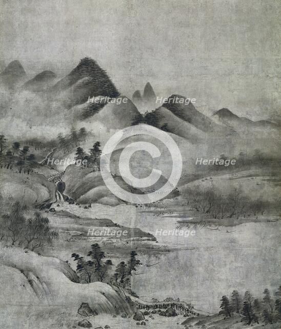 Landscape, 1500-1525. Creator: Soami (Japanese, d. 1525).