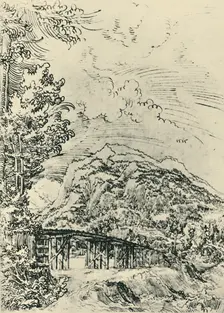 Landscape, 1515, (1943). Creator: Wolf Huber