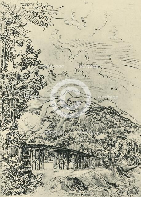 Landscape, 1515, (1943). Creator: Wolf Huber.